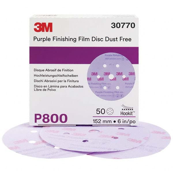3M - Hook & Loop Discs Abrasive Type: Film Disc Disc Diameter (Inch): 6 - Industrial Tool & Supply