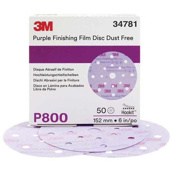 3M - Hook & Loop Discs Abrasive Type: Film Disc Disc Diameter (Inch): 6 - Industrial Tool & Supply