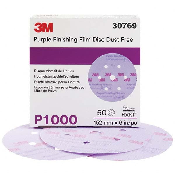 3M - Hook & Loop Discs Abrasive Type: Film Disc Disc Diameter (Inch): 6 - Industrial Tool & Supply