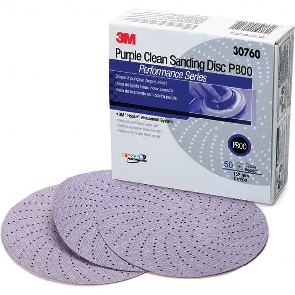 3M - Hook & Loop Discs Abrasive Type: Sanding Disc Disc Diameter (Inch): 6 - Industrial Tool & Supply