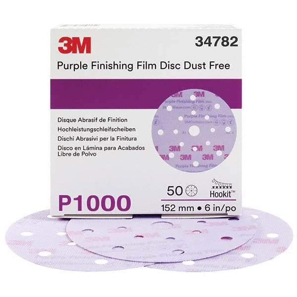 3M - Hook & Loop Discs Abrasive Type: Film Disc Disc Diameter (Inch): 6 - Industrial Tool & Supply
