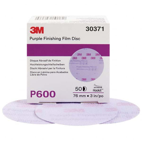 3M - Hook & Loop Discs Abrasive Type: Film Disc Disc Diameter (Inch): 3 - Industrial Tool & Supply
