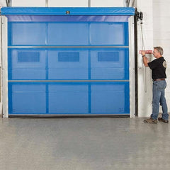 Goff's Enterprises - Dock Strip Doors/Curtains Type: Roll Up Door Door Width (Feet): 12 - Industrial Tool & Supply