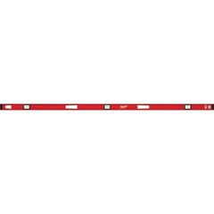 Milwaukee Tool - Box Beam, I-Beam & Torpedo Levels Level Type: I-Beam Number of Vials: 3 - Industrial Tool & Supply