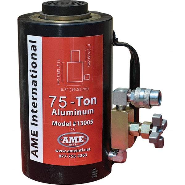 AME International - Compact Hydraulic Cylinders Type: Non-Cushion Mounting Style: Base - Vertical - Industrial Tool & Supply
