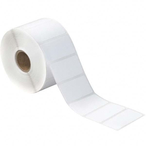 Value Collection - Pack of 12 Rolls, 1,310 Labels per Roll, 2" x 1" White Paper Thermal Labels - Industrial Tool & Supply