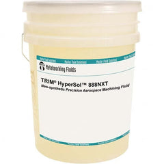 Master Fluid Solutions - TRIM HyperSol 888NXT 5 Gal Pail Cutting, Drilling, Sawing, Grinding, Tapping & Turning Fluid - Industrial Tool & Supply
