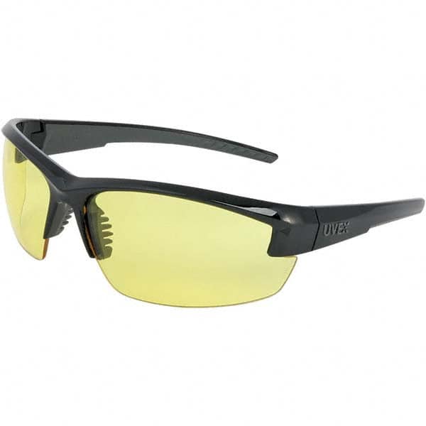 Uvex - Safety Glasses Type: Safety Lens Color Family: Amber - Industrial Tool & Supply