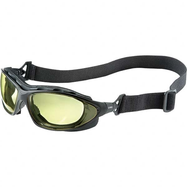 Uvex - Safety Glasses Type: Safety Lens Color Family: Amber - Industrial Tool & Supply