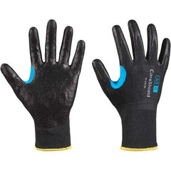Honeywell - Size M (8), ANSI Cut Lvl A5, Puncture Lvl 1, Abrasion Lvl 6, Nitrile Coated Cut Resistant Gloves - Industrial Tool & Supply