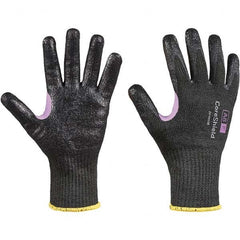 Honeywell - Size L (9), ANSI Cut Lvl A8, Puncture Lvl 1, Abrasion Lvl 6, Nitrile Coated Cut Resistant Gloves - Industrial Tool & Supply
