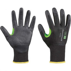 Honeywell - Size L (9), ANSI Cut Lvl A4, Puncture Lvl 1, Abrasion Lvl 6, Nitrile Coated Cut Resistant Gloves - Industrial Tool & Supply