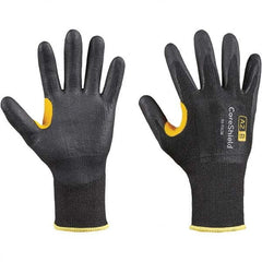 Honeywell - Size M (8), ANSI Cut Lvl A2, Puncture Lvl 1, Abrasion Lvl 6, Nitrile Coated Cut Resistant Gloves - Industrial Tool & Supply