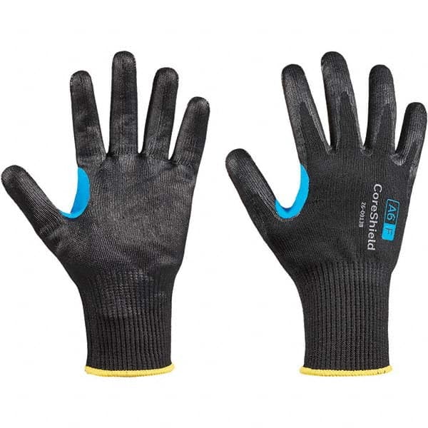 Honeywell - Size M (8), ANSI Cut Lvl A6, Puncture Lvl 1, Abrasion Lvl 6, Nitrile Coated Cut Resistant Gloves - Industrial Tool & Supply