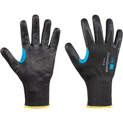 Honeywell - Size M (8), ANSI Cut Lvl A6, Puncture Lvl 1, Abrasion Lvl 6, Nitrile Coated Cut Resistant Gloves - Industrial Tool & Supply