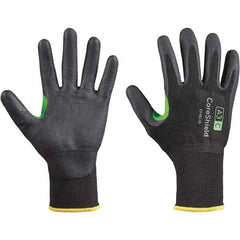 Honeywell - Size L (9), ANSI Cut Lvl A3, Puncture Lvl 1, Abrasion Lvl 6, Nitrile Coated Cut Resistant Gloves - Industrial Tool & Supply