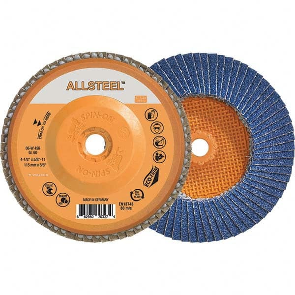 WALTER Surface Technologies - Flap Discs Abrasive Type: Coated Flap Disc Type: Type 27 - Industrial Tool & Supply