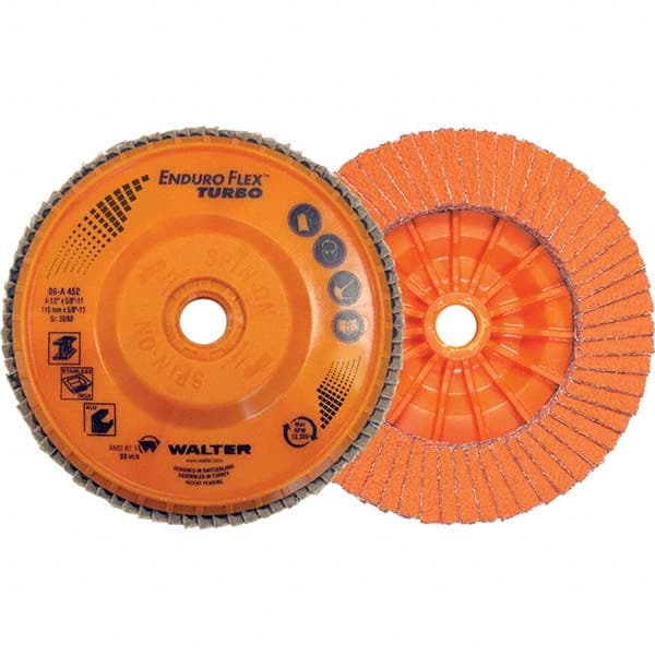 WALTER Surface Technologies - Flap Discs Abrasive Type: Coated Flap Disc Type: Type 27 - Industrial Tool & Supply