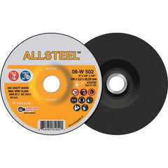 WALTER Surface Technologies - Depressed-Center Wheels Wheel Diameter (Inch): 5 Wheel Thickness (Inch): 1/8 - Industrial Tool & Supply