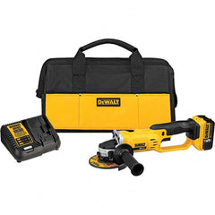 DeWALT - Angle & Disc Grinders Type of Power: Cordless Wheel Diameter (Inch): 4-1/2 - Industrial Tool & Supply