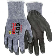 MCR Safety - Size L, ANSI Cut Lvl A6, Puncture Lvl 4, Abrasion Lvl 4, Polyurethane Coated Cut & Puncture Resistant Gloves - Industrial Tool & Supply