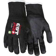 MCR Safety - Size M, ANSI Cut Lvl A9, Puncture Lvl 5, Abrasion Lvl 3, Nitrile Coated Cut & Puncture Resistant Gloves - Industrial Tool & Supply