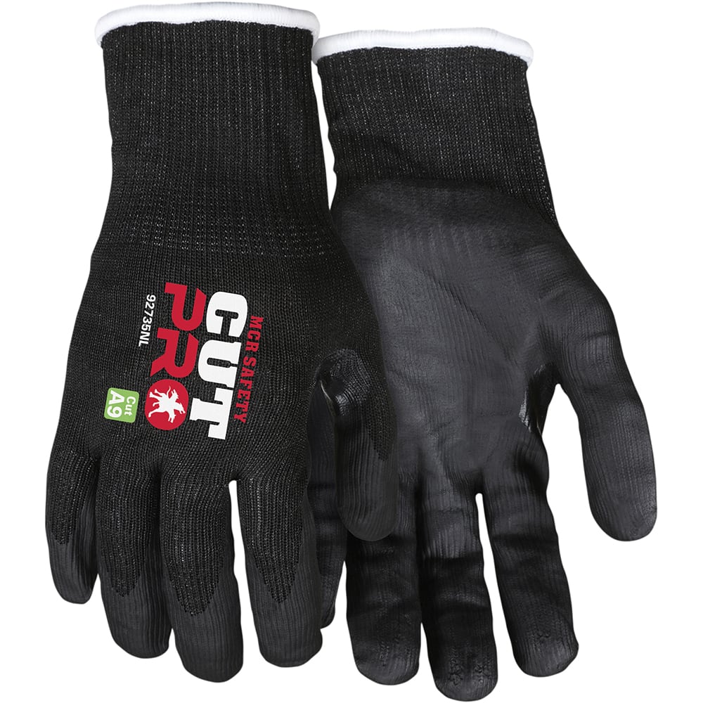 MCR Safety - Size 2XL, ANSI Cut Lvl A9, Puncture Lvl 5, Abrasion Lvl 3, Nitrile Coated Cut & Puncture Resistant Gloves - Industrial Tool & Supply