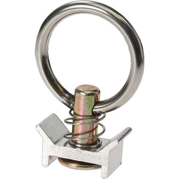 US Cargo Control - Cargo Beams & Track Fittings Type: Single Stud Fitting W/Round Ring - Stainless Steel Load Capacity (Lb.): 1333.000 (Pounds) - Industrial Tool & Supply