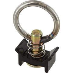 US Cargo Control - Cargo Beams & Track Fittings Type: Single Stud Fitting W/Round Ring - Black Load Capacity (Lb.): 1333.000 (Pounds) - Industrial Tool & Supply