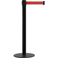 Trafford Industrial - Barrier Posts Type: Stanchion Post Color/Finish: Black - Industrial Tool & Supply