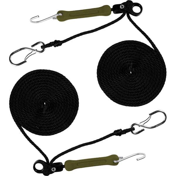 The Perfect Bungee - Stretch Tie Downs Type: Rope Lock Tie Down End Type: S Hook; Galvanized Gated Hook - Industrial Tool & Supply