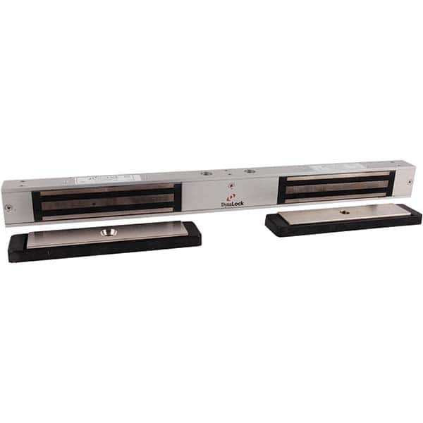 Made in USA - Electromagnet Locks Average Magnetic Pull (Lb.): 650.000 (Pounds) Length (Inch): 10-1/2 - Industrial Tool & Supply