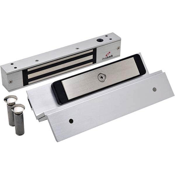 Made in USA - Electromagnet Locks Average Magnetic Pull (Lb.): 650.000 (Pounds) Length (Inch): 10-1/2 - Industrial Tool & Supply
