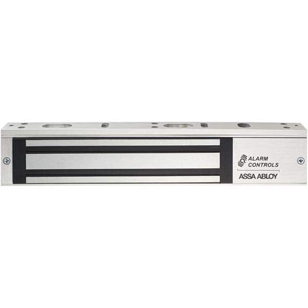 Made in USA - Electromagnet Locks Average Magnetic Pull (Lb.): 600.000 (Pounds) Length (Inch): 9-7/8 - Industrial Tool & Supply