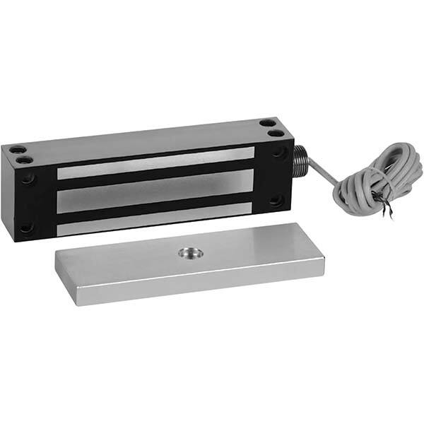 Made in USA - Electromagnet Locks Average Magnetic Pull (Lb.): 1200.000 (Pounds) Length (Inch): 7-7/16 - Industrial Tool & Supply