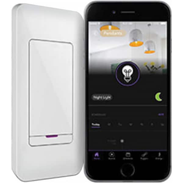 Hubbell Wiring Device-Kellems - Wall & Dimmer Light Switches Switch Type: Dimmer; Wireless Self Powered Remote Switch Switch Operation: Rocker - Industrial Tool & Supply