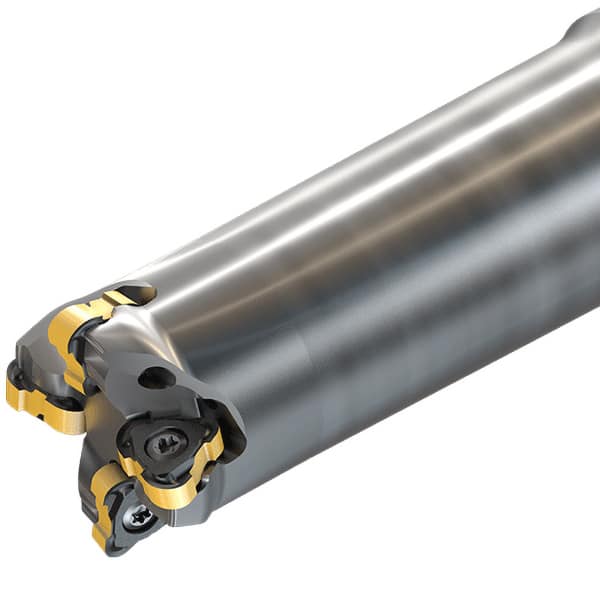 Iscar - Indexable Copy End Mills Maximum Depth of Cut (mm): 1.00 Maximum Depth of Cut (Decimal Inch): 0.0390 - Industrial Tool & Supply