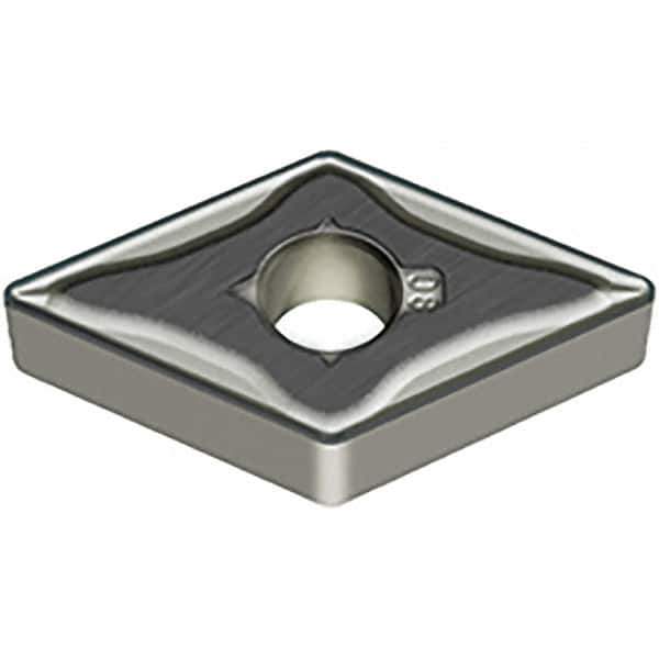 Sumitomo - DNMG434 EEM Grade AC5025S Carbide Turning Insert - TiAlSiN Finish, 55° Diamond, 1/2" Inscr Circle, 3/16" Thick, 1/16" Corner Radius - Industrial Tool & Supply