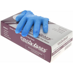 PRO-SAFE - Size M, 3 mil, Synthetic Hybrid Disposable Gloves - Industrial Tool & Supply