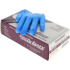 PRO-SAFE - Size L, 3 mil, Synthetic Hybrid Disposable Gloves - Industrial Tool & Supply