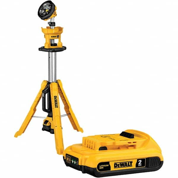 DeWALT - Cordless Work Lights Voltage: 20 Run Time: 11 Hours - Industrial Tool & Supply