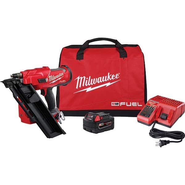 Milwaukee Tool - Cordless Nailers Fastener Type: Framing Nailer Nail Length (Inch): 2 - 3-1/2 - Industrial Tool & Supply