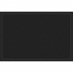 PRO-SAFE - 2.66' Long x 2' Wide Natural Rubber, Ribbed Entrance Matting - Industrial Tool & Supply