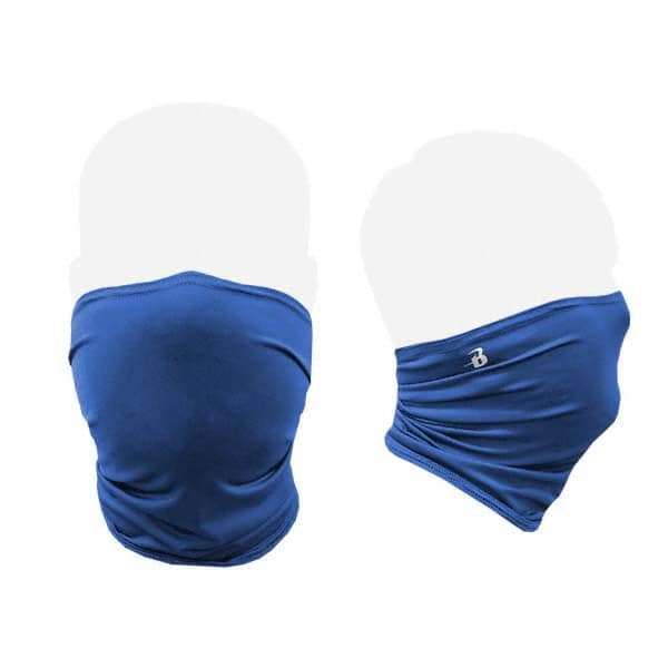 Badger Sport - Pack of (100), Size L/XL Royal Blue Gaiter Design Washable Face Mask - Industrial Tool & Supply