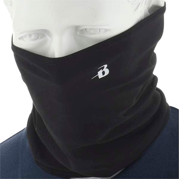 PRO-SAFE - Pack of (10), Size L/XL Black Gaiter Design Washable Face Mask - Industrial Tool & Supply