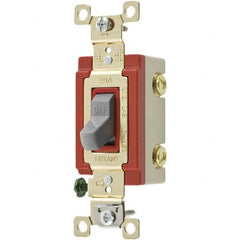 Bryant Electric - Wall & Dimmer Light Switches Switch Type: NonDimmer Switch Operation: Toggle - Industrial Tool & Supply