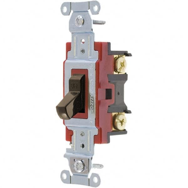 Bryant Electric - Wall & Dimmer Light Switches Switch Type: NonDimmer Switch Operation: Toggle - Industrial Tool & Supply