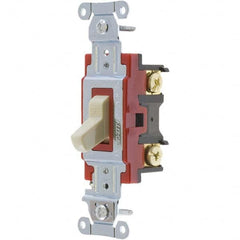 Bryant Electric - Wall & Dimmer Light Switches Switch Type: Three Way Switch Operation: Toggle - Industrial Tool & Supply