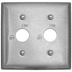 Bryant Electric - Wall Plates Wall Plate Type: Switch Plates Color: Metallic - Industrial Tool & Supply