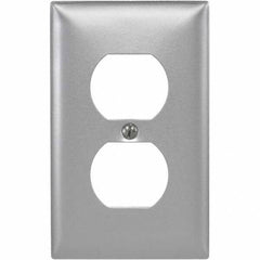 Bryant Electric - Wall Plates Wall Plate Type: Outlet Wall Plates Color: Metallic - Industrial Tool & Supply